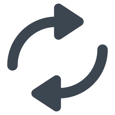 Kontur vektör simge Yenile