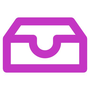 Hesabı kutusunda kontur vektör simgesi