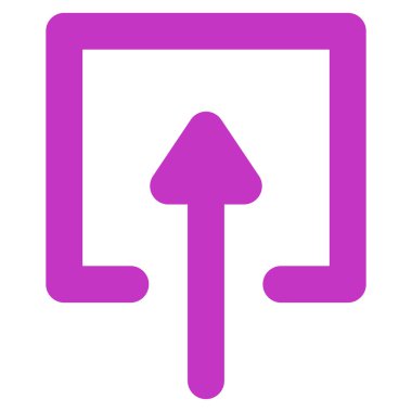 Kontur vektör simge yüklemek