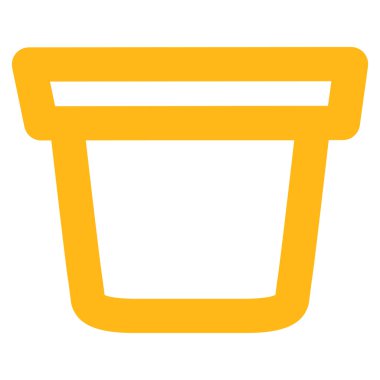 Kova kontur vektör simgesi