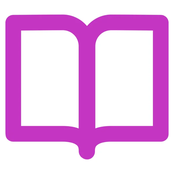 Open boek lijn Vector Icon — Stockvector