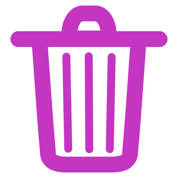 Trash Can Stroke Vector Icon — Stock Vector