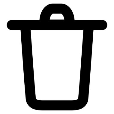 Kova kontur vektör simgesi