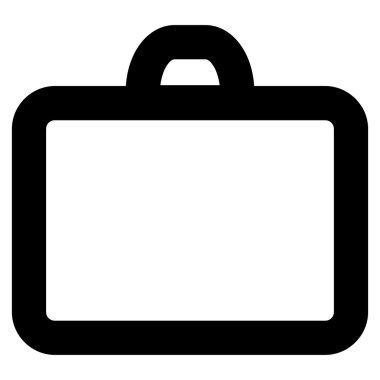 Servis talebi kontur vektör simgesi