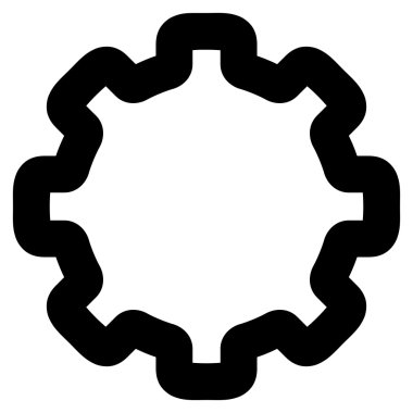 Karikatür kontur vektör simgesi