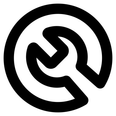 Kontur vektör simge yüklemek