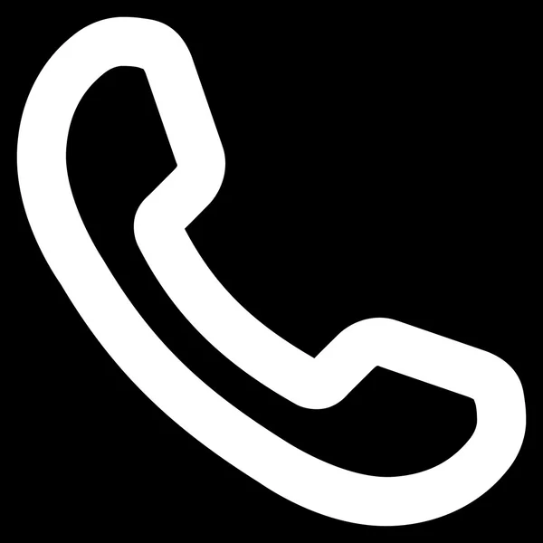 Receptor de telefone Stroke Glyph Icon — Fotografia de Stock