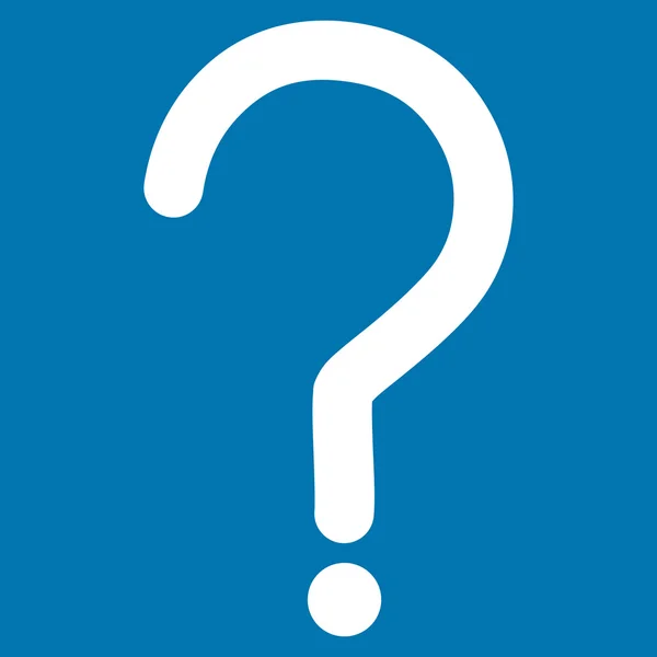 Question Sign Stroke Glyph Icon — Stock Photo, Image