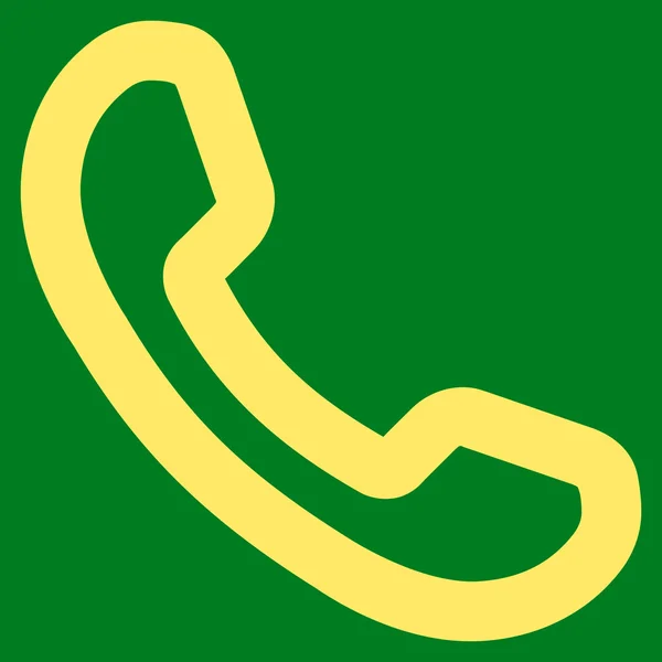 Icona glyph ictus ricevitore del telefono — Foto Stock