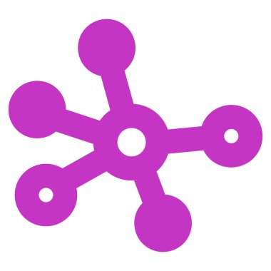 Bağlantıları kontur vektör simgesi