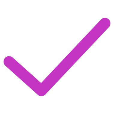 Tamam kene kontur vektör simgesi