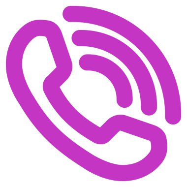 Telefon halka inme vektör simgesi