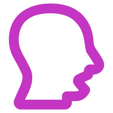 Esneme Kafa vuruşu vektör simgesi