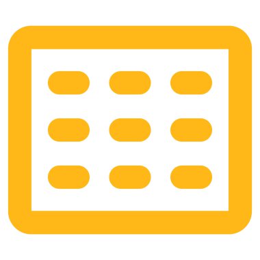 Tablo Kılavuz kontur vektör simgesi