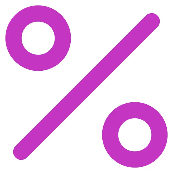 Percentage lijn Vector Icon — Stockvector