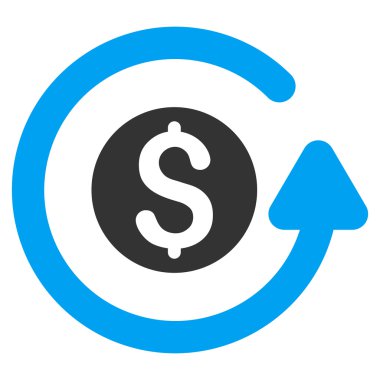 Düz glif simgesini geri ödeme