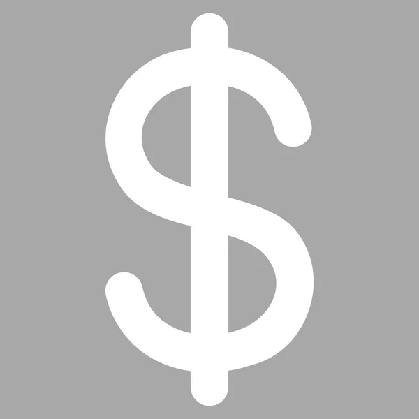 Dolar tah glyf ikona — Stock fotografie