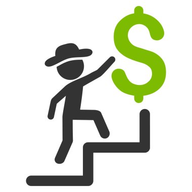 Finansal Eğitim Düz Vektör Simgesi