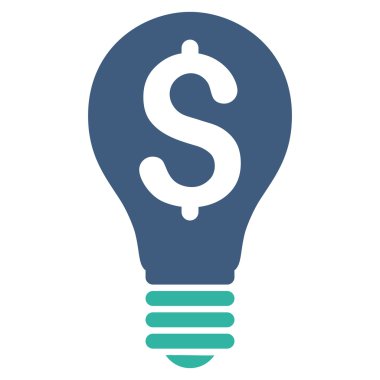 Patent düz vektör simgesi