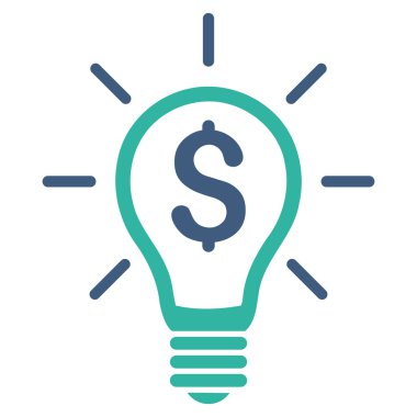 Karlı Buluş Düz Vektör Simgesi