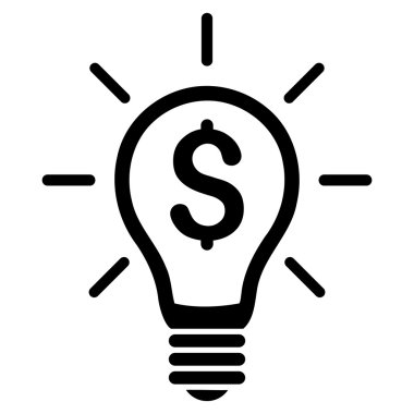 Karlı Buluş Düz Vektör Simgesi