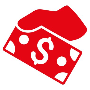 Öde Nakit Düz Vektör Simgesi