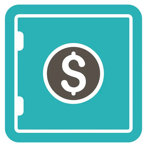 Veilige vlakke Vector Icon Banking — Stockvector