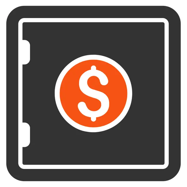 Veilige vlakke Vector Icon Banking — Stockvector