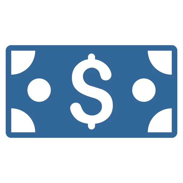 Dollar bankbiljet Flat Vector Icon — Stockvector