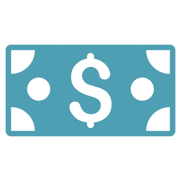 Dollar sedel platt vektor Icon — Stock vektor