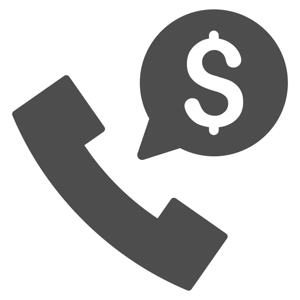 Telefon Bestellung flache Vektor-Symbol — Stockvektor
