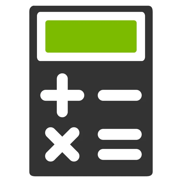 Calculator platte vector pictogram — Stockvector