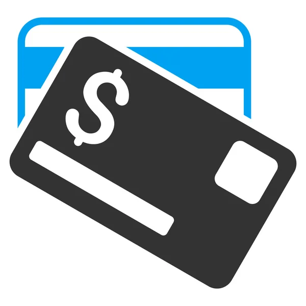 Credit Cards Flat Vector Icon — Stock Vector