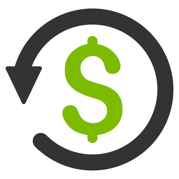 Chargeback platt vektor Icon — Stock vektor