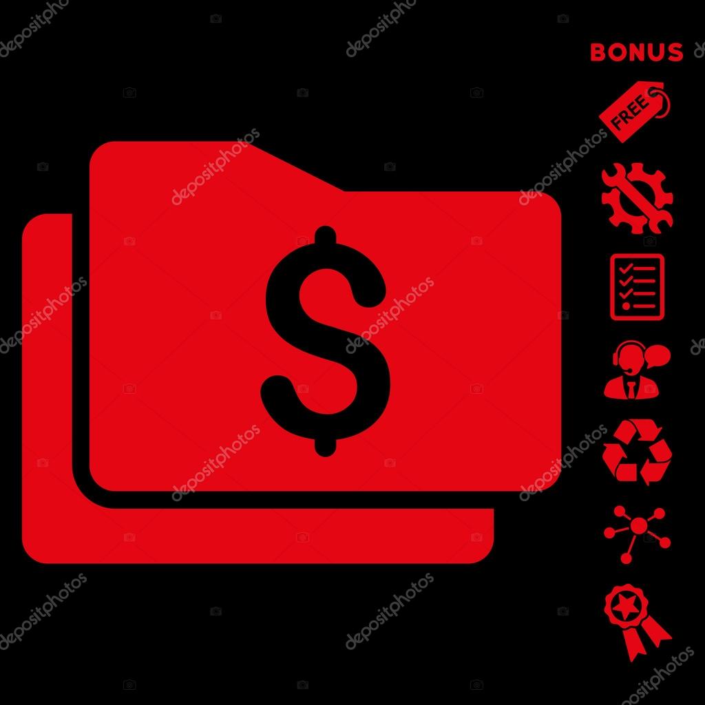 images Wallet App Icon Black Background wallet icon with bonus pictograms