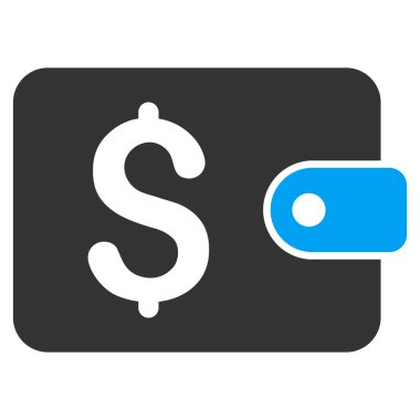 Çanta düz vektör simgesi