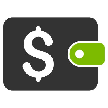 Çanta düz vektör simgesi