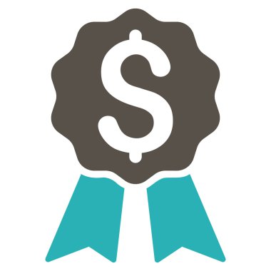 Bankacılık Ödülü düz vektör simgesi