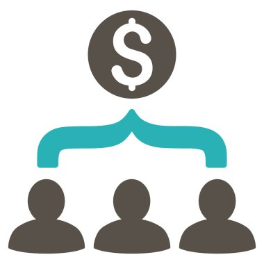 Satış Huni düz vektör simgesi