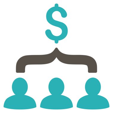 Satış Huni düz vektör simgesi