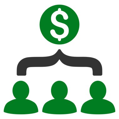 Satış Huni düz vektör simgesi