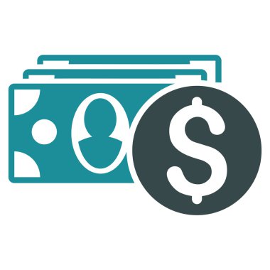 Nakit düz vektör simgesi