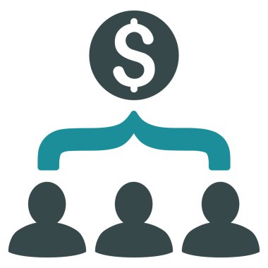 Satış Huni düz vektör simgesi