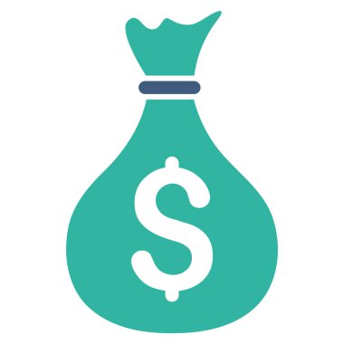 para çantası düz vektör simgesi