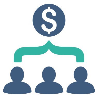 Satış Huni düz vektör simgesi