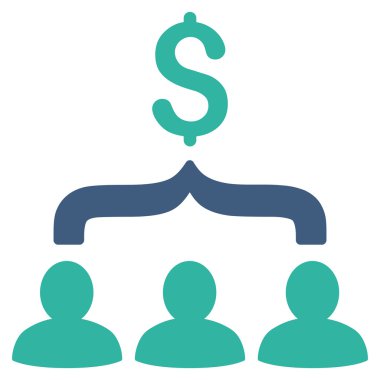 Satış Huni düz vektör simgesi