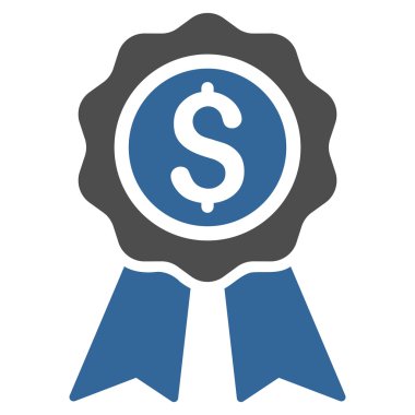 İş Ödülü düz vektör simgesi