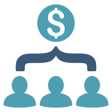 Satış Huni düz vektör simgesi