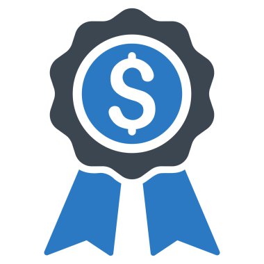 İş Ödülü düz vektör simgesi