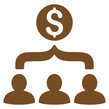 Satış Huni düz vektör simgesi